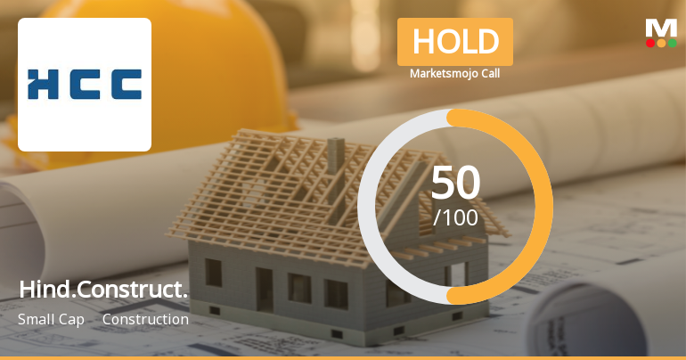 Hindustan Construction Company Ltd Upgraded to Hold on Technical and Valuation Improvements