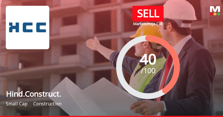 Hindustan Construction Company Ltd Downgraded to Sell Amid Weak Financials and Technical Signals
