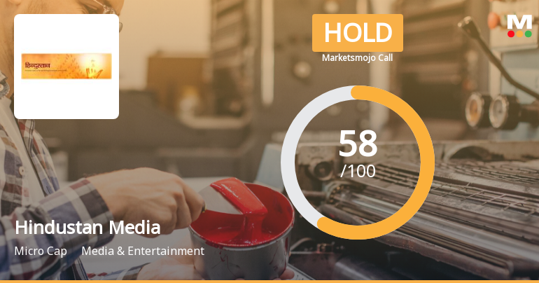 Hindustan Media Ventures Ltd is Rated Hold