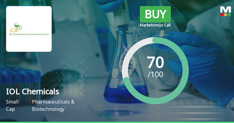 IOL Chemicals & Pharmaceuticals Ltd is Rated Buy
