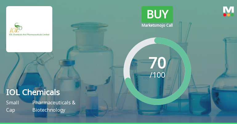 IOL Chemicals & Pharmaceuticals Ltd is Rated Buy