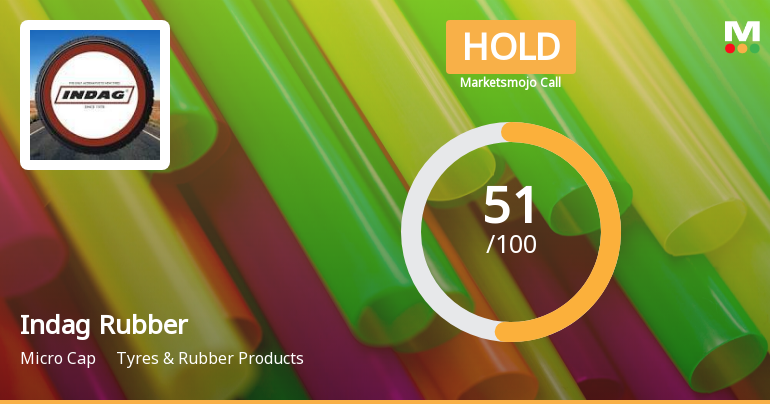 Indag Rubber Ltd is Rated Hold by MarketsMOJO