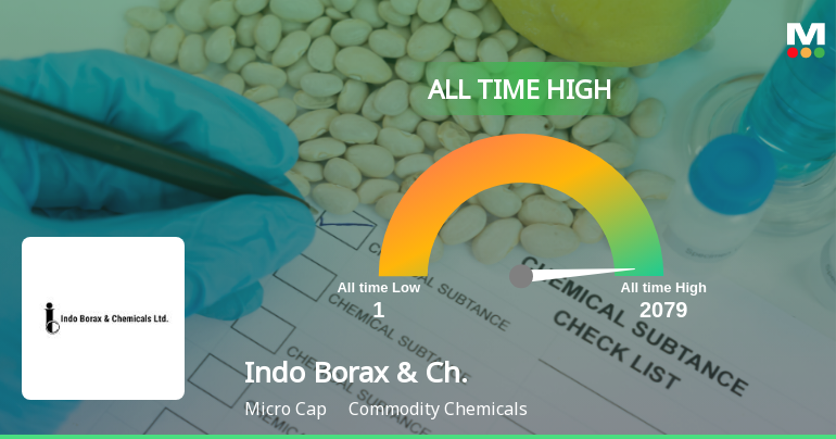 Indo Borax & Chemicals Ltd Hits All-Time High of Rs 512.85 as Momentum Builds Across Timeframes