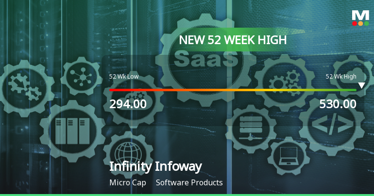 Broad-Based Technical Strength Lifts Infinity Infoway Ltd to 52-Week High of Rs 530
