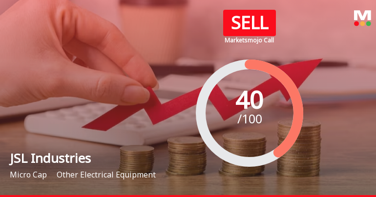 JSL Industries Ltd is Rated Sell