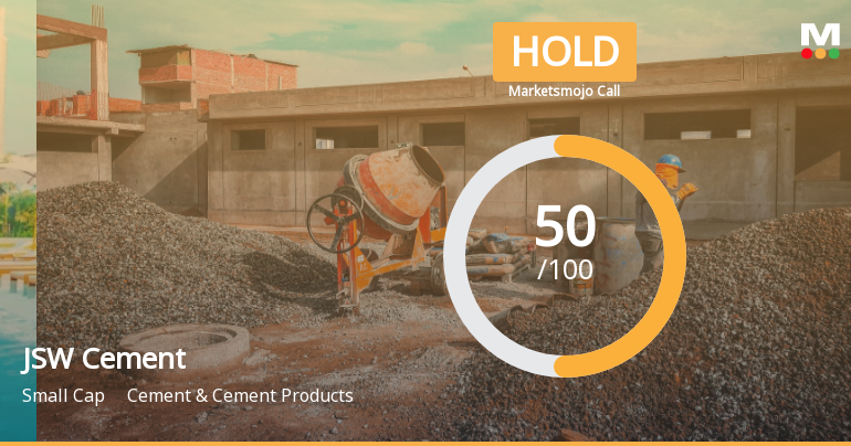 JSW Cement Ltd Upgraded to Hold by MarketsMOJO Amid Mixed Financial and Valuation Signals
