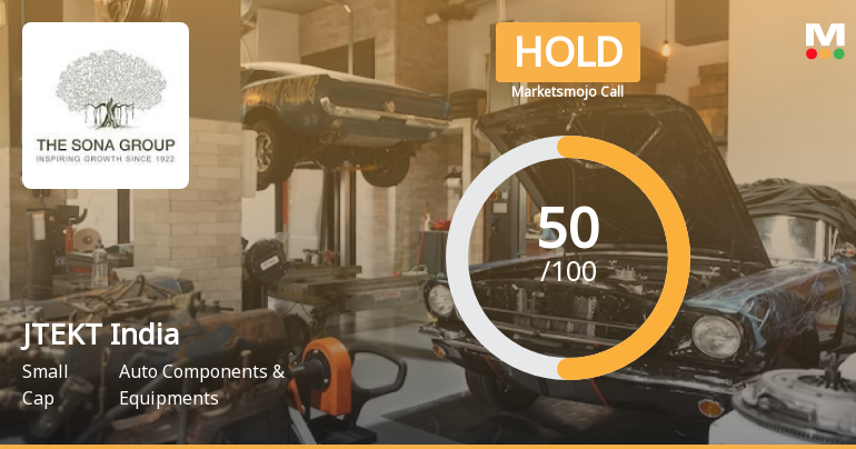 JTEKT India Ltd is Rated Hold