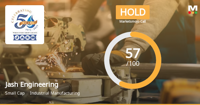 Jash Engineering Ltd is Rated Hold