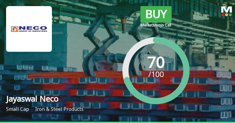 Jayaswal Neco Industries Ltd is Rated Buy