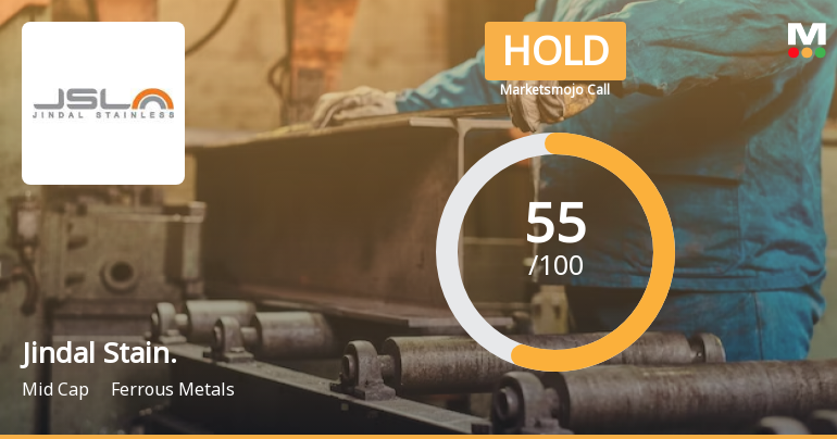 Jindal Stainless Ltd is Rated Hold by MarketsMOJO