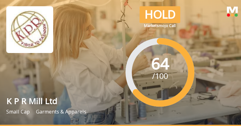 K P R Mill Ltd is Rated Hold by MarketsMOJO