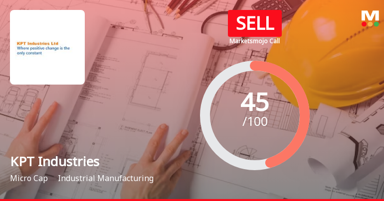 KPT Industries Ltd is Rated Sell by MarketsMOJO