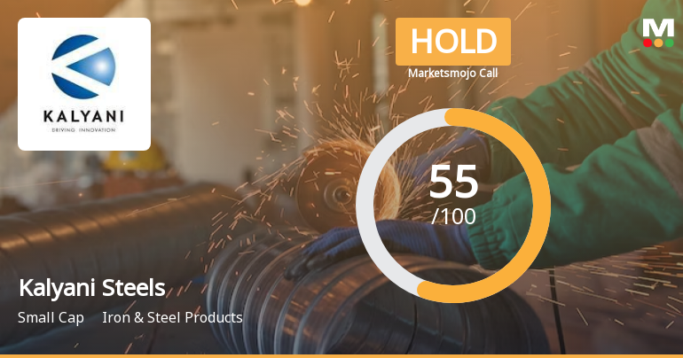 Kalyani Steels Ltd is Rated Hold by MarketsMOJO