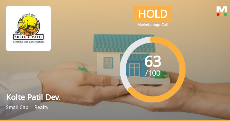 Kolte Patil Developers Ltd is Rated Hold by MarketsMOJO