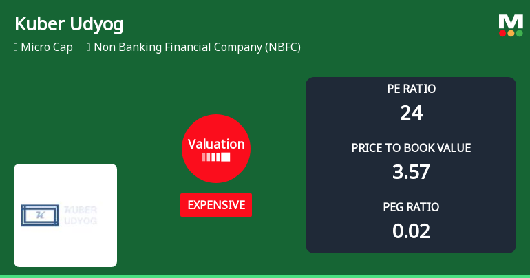 Kuber Udyog Ltd Valuation Shifts Signal Price Attractiveness Concerns