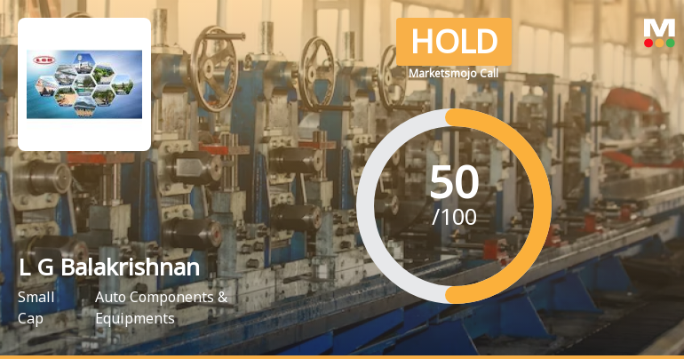 L G Balakrishnan & Bros Ltd is Rated Hold by MarketsMOJO