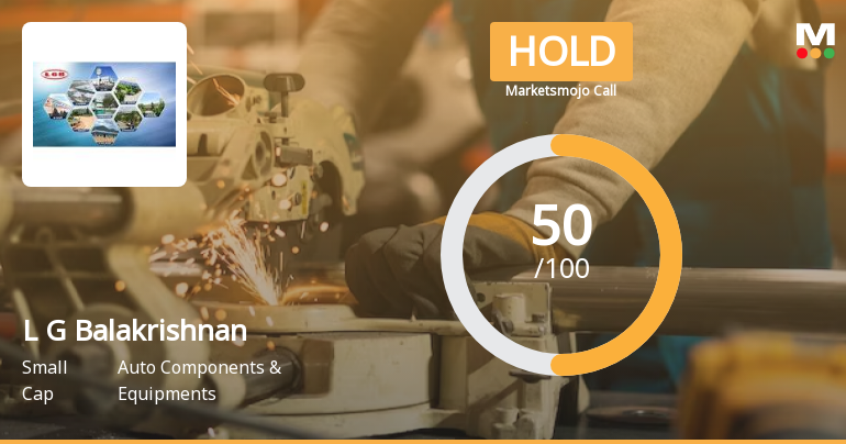 L G Balakrishnan & Bros Ltd is Rated Hold by MarketsMOJO