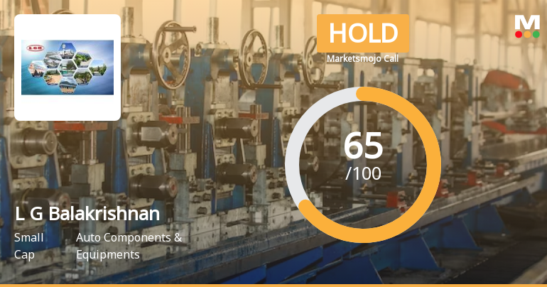 L G Balakrishnan & Bros Ltd is Rated Hold by MarketsMOJO