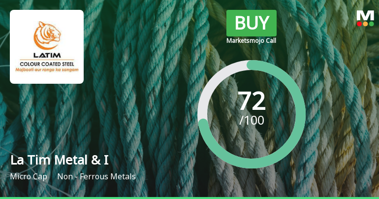 La Tim Metal & Industries Ltd is Rated Buy