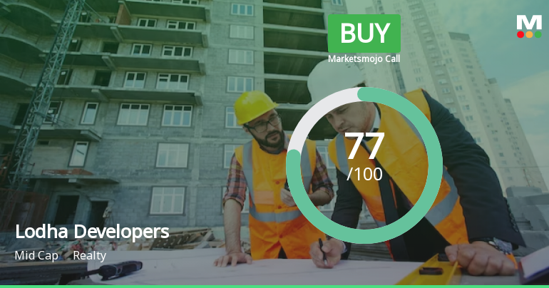 Lodha Developers Ltd is Rated Buy by MarketsMOJO