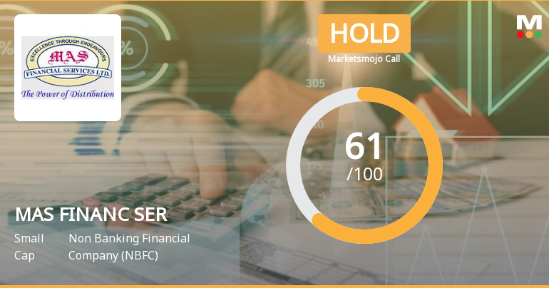 MAS Financial Services Ltd is Rated Hold