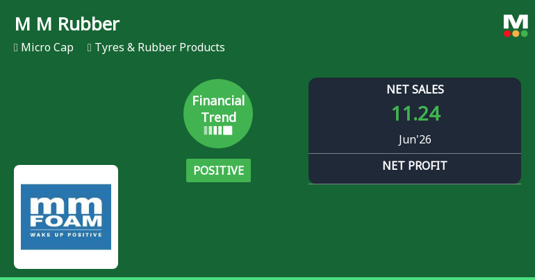 M M Rubber Co Ltd Reports Strong Quarterly Upswing Amid Historical Challenges
