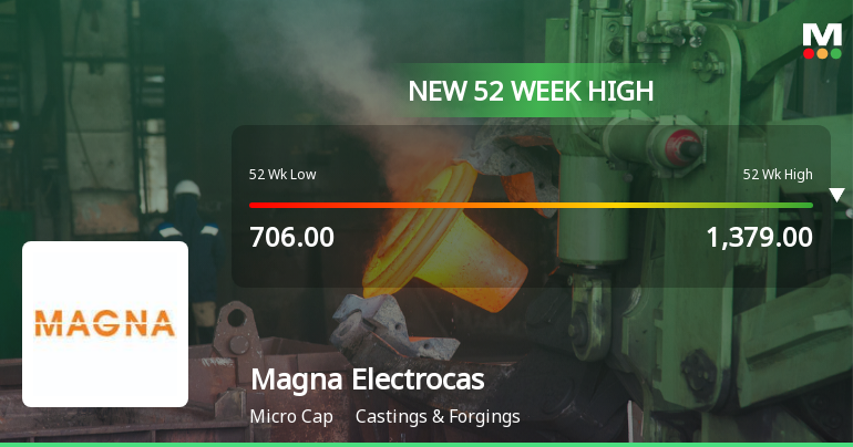 Broad-Based Technical Strength Lifts Magna Electro Castings Ltd to 52-Week High of Rs 1379