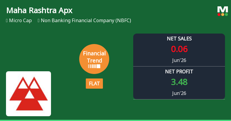 Maha Rashtra Apex Corporation Ltd Reports Stabilised Quarterly Performance Amid Lingering Challenges