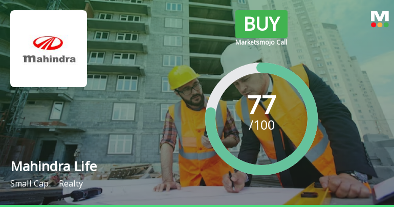 Mahindra Lifespace Developers Ltd is Rated Buy