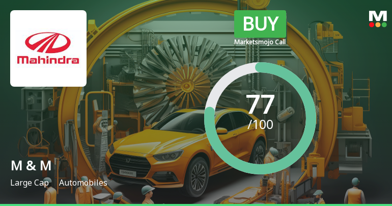 Mahindra & Mahindra Ltd Upgraded to Buy on Strong Financial and Technical Performance