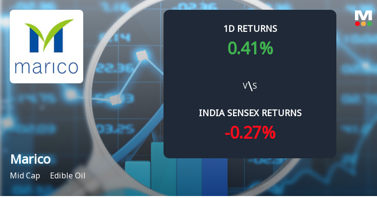 Marico Ltd Sees Significant Open Interest Surge Amid Mixed Price Action