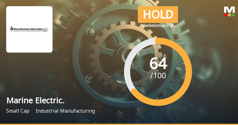 Marine Electricals (India) Ltd is Rated Hold