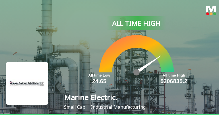 Marine Electricals (India) Ltd Hits All-Time High of Rs 364.8 as Momentum Builds Across Timeframes