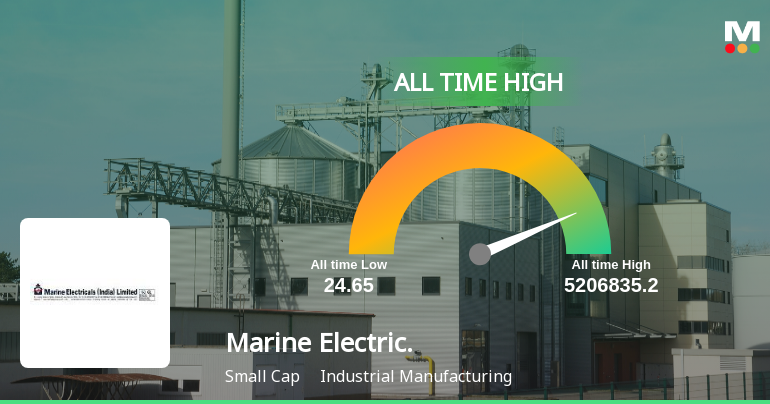 Marine Electricals (India) Ltd Hits All-Time High of Rs 384.4 as Momentum Builds Across Timeframes