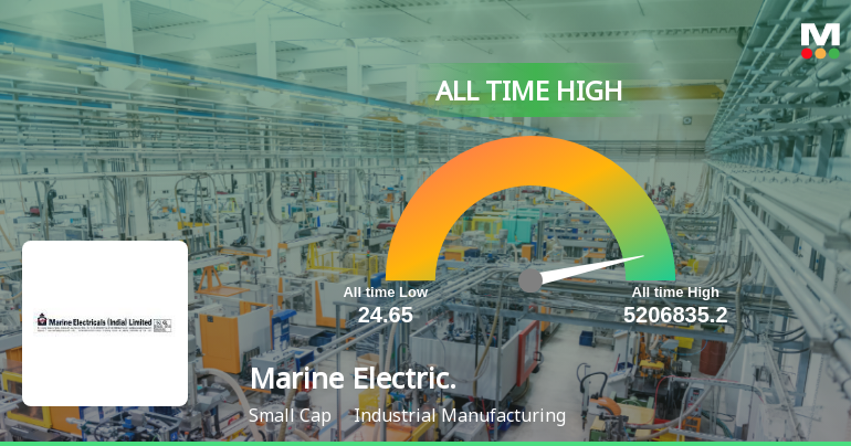 Marine Electricals (India) Ltd Hits All-Time High of Rs 388 as Momentum Builds Across Timeframes