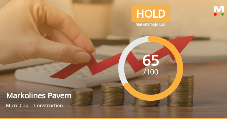 Markolines Pavement Technologies Ltd is Rated Hold