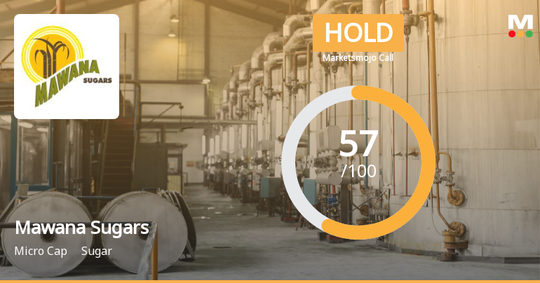 Mawana Sugars Ltd Upgraded to Hold as Financial and Valuation Metrics Shift