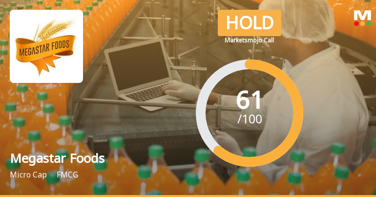Megastar Foods Ltd is Rated Hold by MarketsMOJO