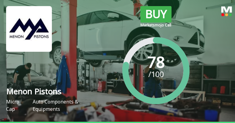 Menon Pistons Ltd is Rated Buy by MarketsMOJO