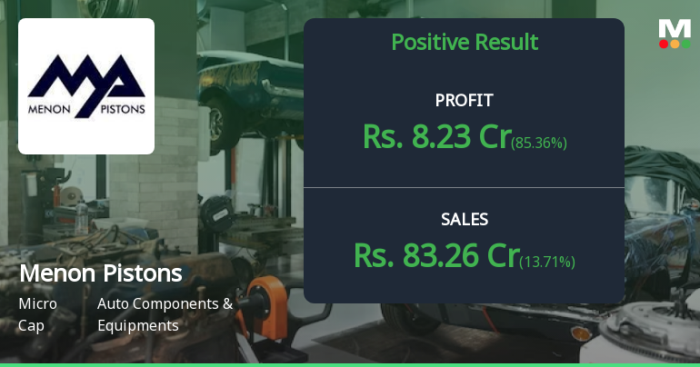 Menon Pistons Q1 FY27: Strong Profit Rebound Masks Margin Concerns