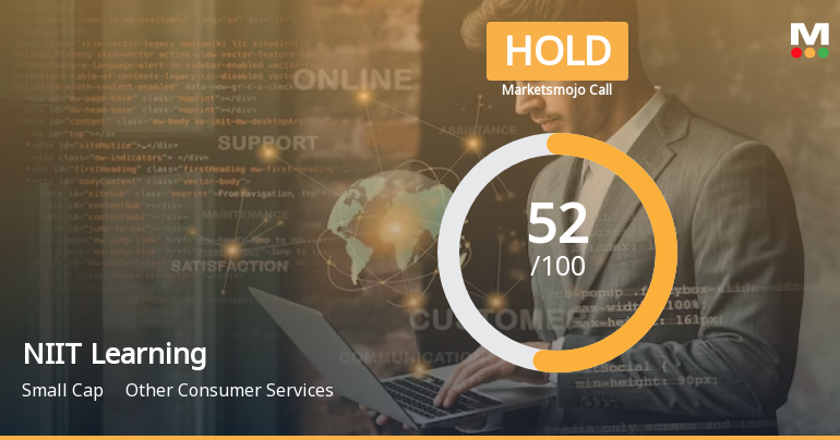 NIIT Learning Systems Ltd is Rated Hold