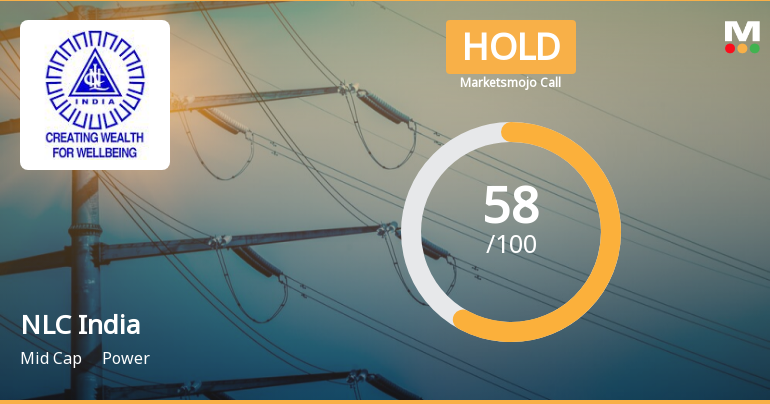 NLC India Ltd. is Rated Hold by MarketsMOJO