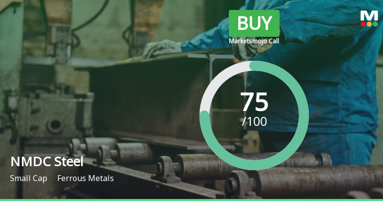 NMDC Steel Ltd is Rated Buy