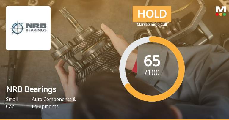 NRB Bearings Ltd is Rated Hold by MarketsMOJO