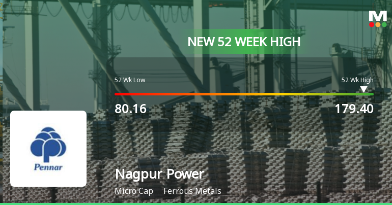 Broad-Based Technical Strength Lifts Nagpur Power & Industries Ltd to 52-Week High of Rs 179.4