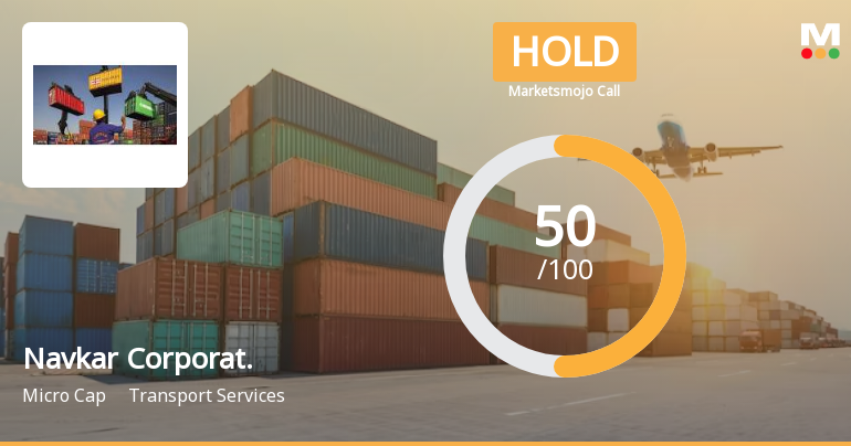 Navkar Corporation Ltd is Rated Hold by MarketsMOJO