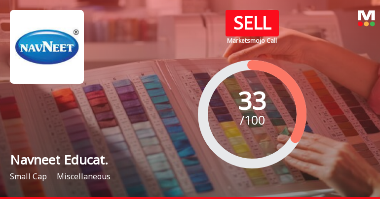 Navneet Education Ltd is Rated Sell