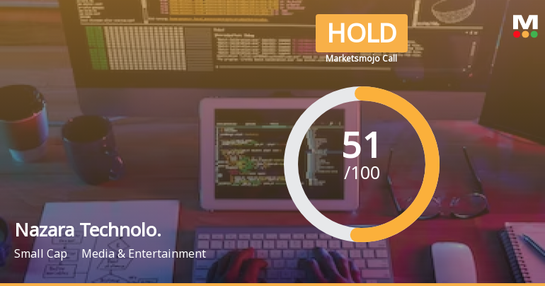 Nazara Technologies Ltd is Rated Hold by MarketsMOJO