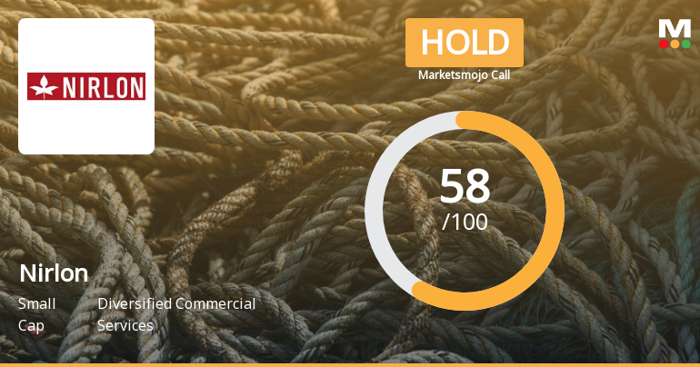 Nirlon Ltd is Rated Hold by MarketsMOJO