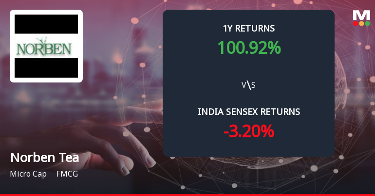 Norben Tea & Exports Ltd Forms Death Cross, Signalling Bearish Trend Ahead